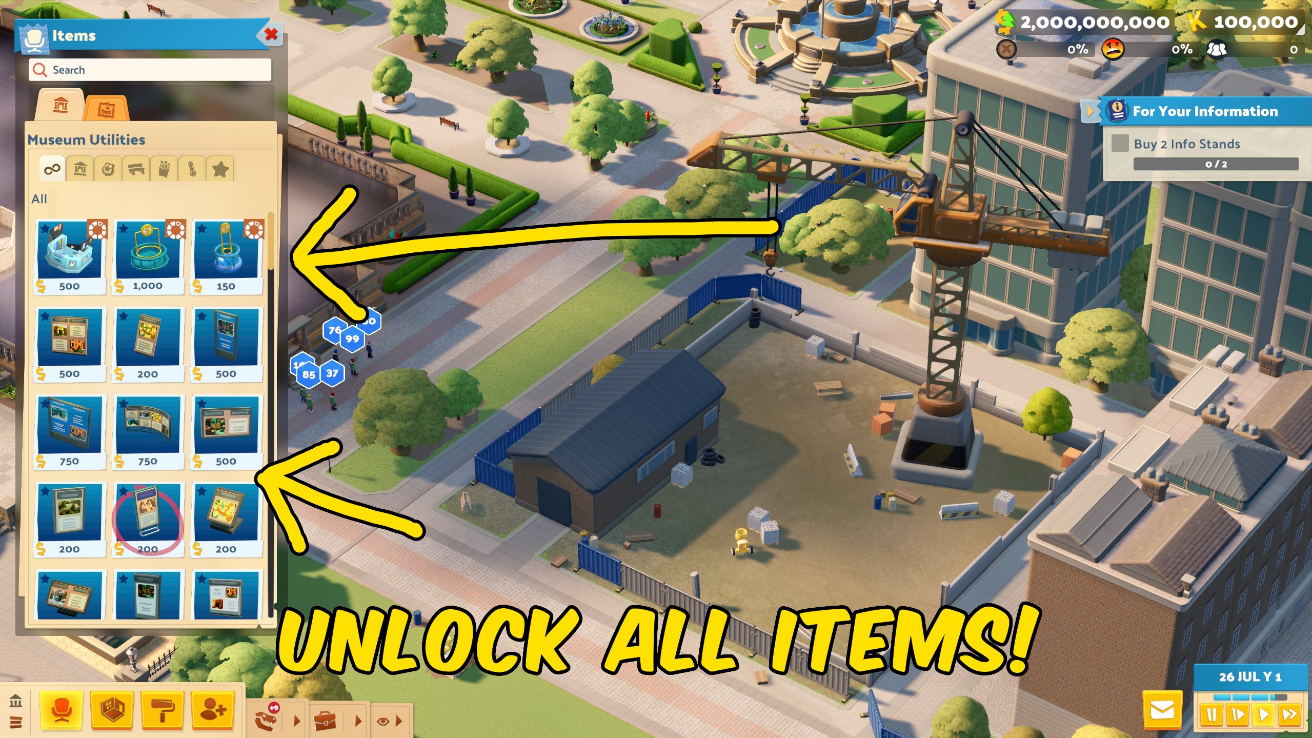 Unlock All Items